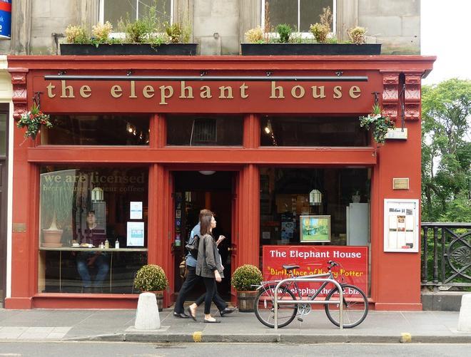The Elephant House, Edimburgo, literatura