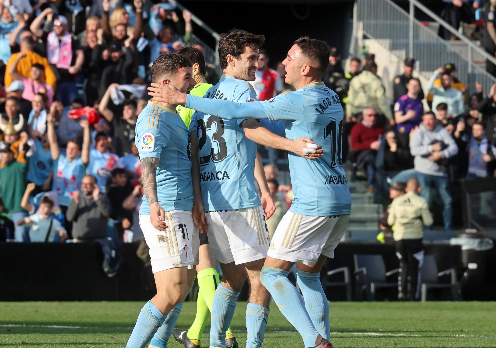 Las mejores imágenes del Celta-Valladolid (3-0)