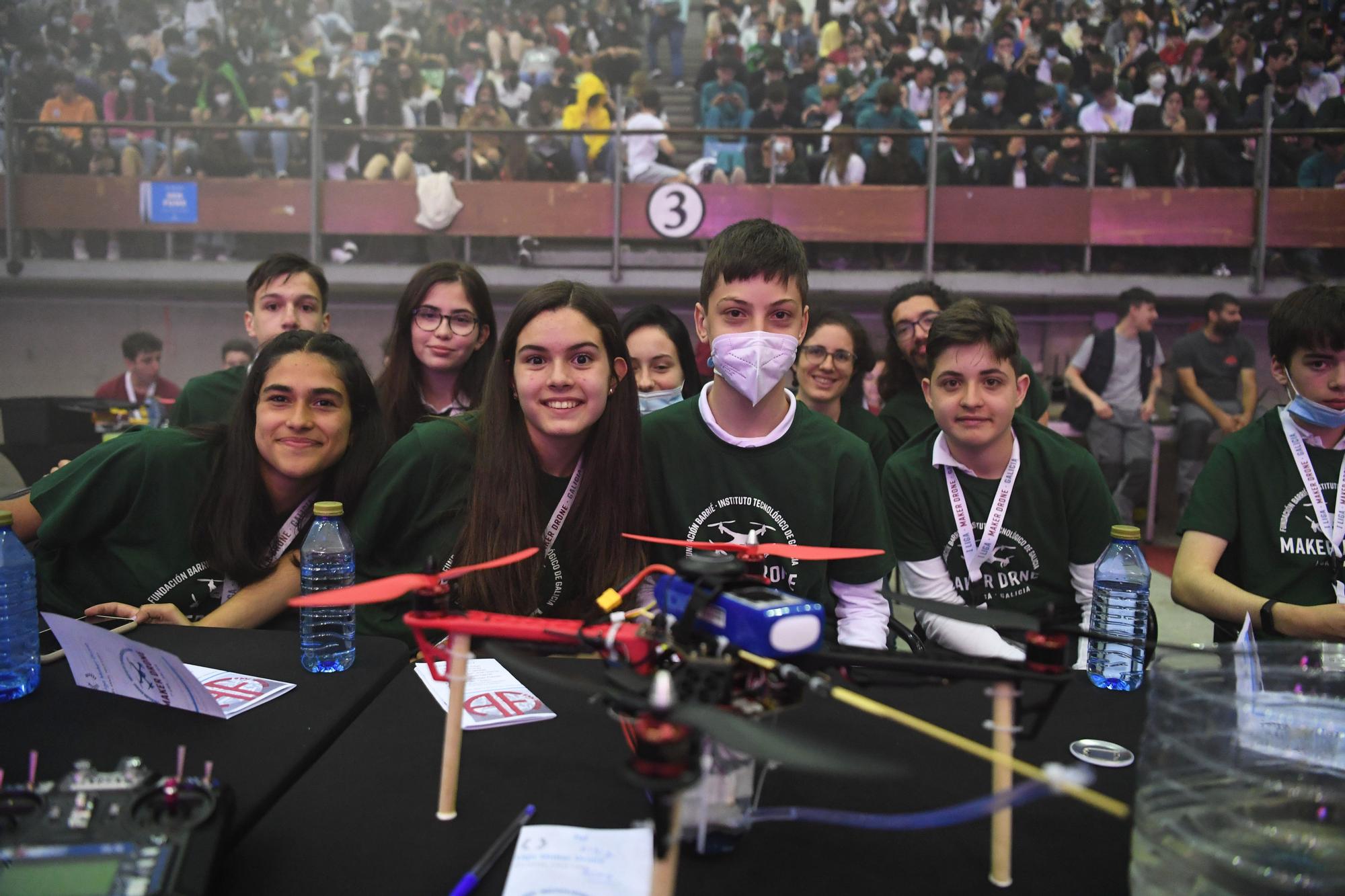 Drones en el Coliseum de A Coruña: Una competición de altos vuelos