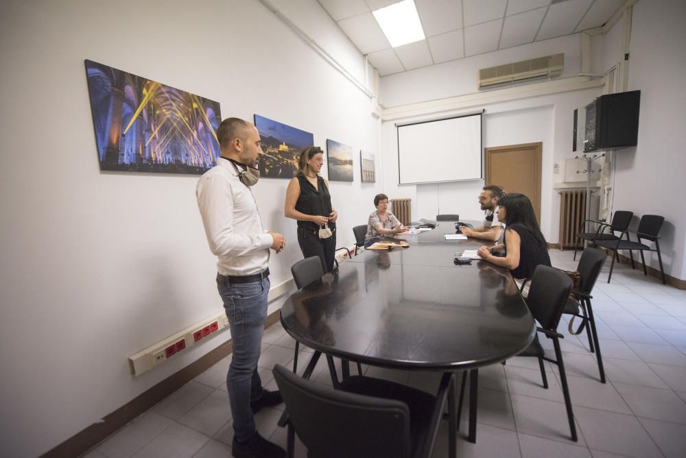 El primer dia de Marc Aloy com a alcalde de Manresa, en imatges