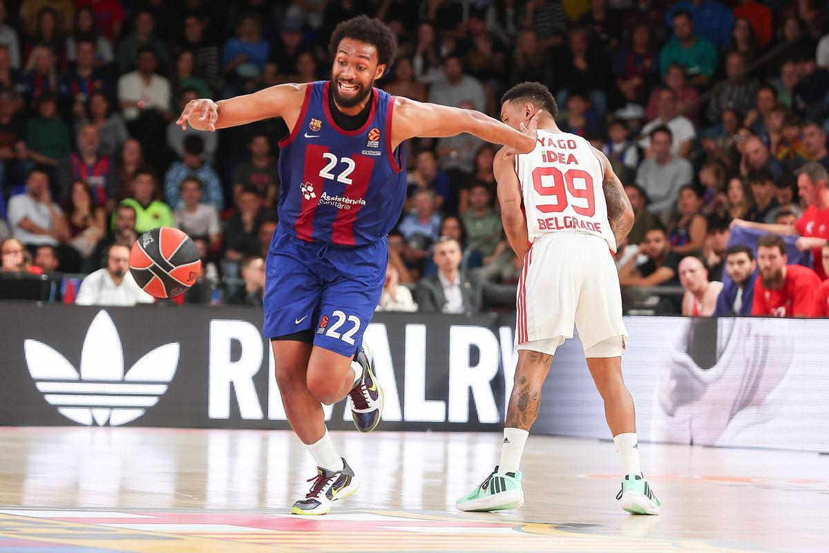 Parker fue el gran protagonista del Barça ante el Estrella Roja