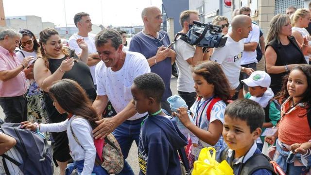 Despedida en Gijón a los niños saharauis del programa "Vacaciones en paz"