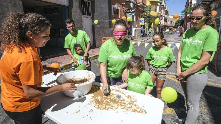 Doscientas personas participan en la yincana de San Gregorio