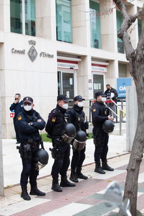 La caravana ha salido las 11 horas del ''parking'' del Pare Josep Manxarell de es Gorg, en Vila