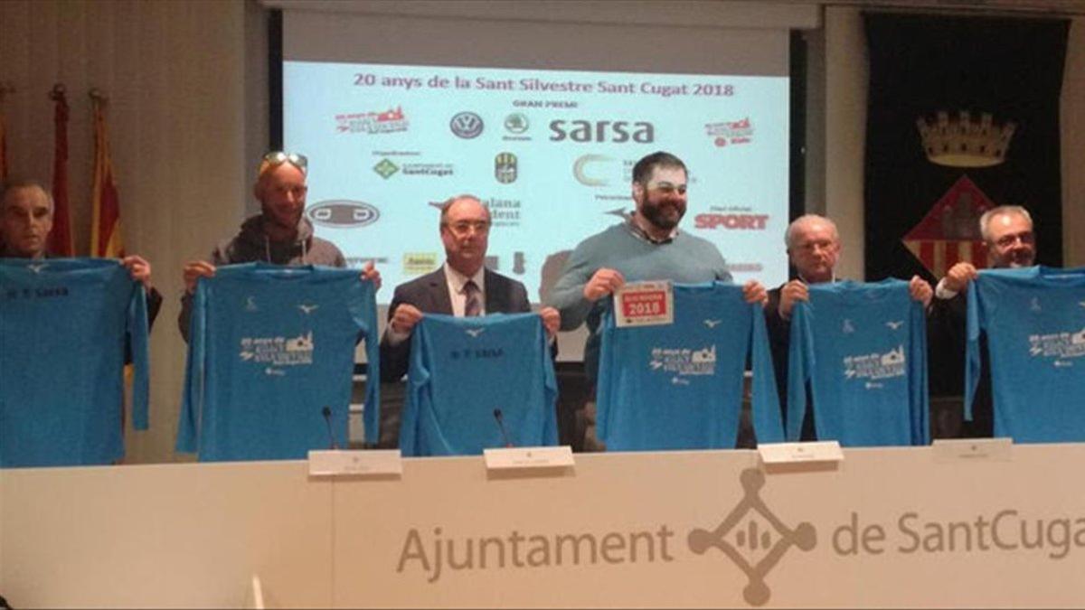 Presentación en la Sala de Plenos del Ayuntamiento de sant Cugat