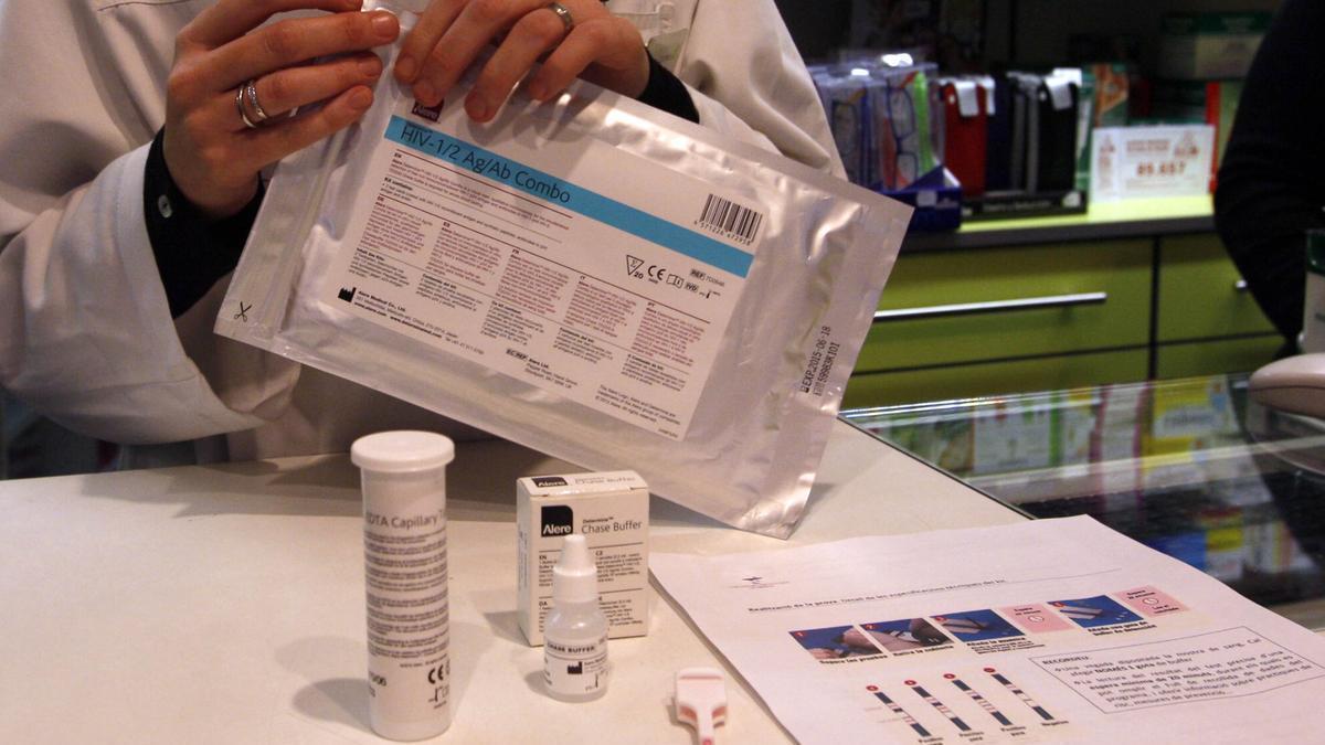 Un test de detección precoz del VIH/sida.