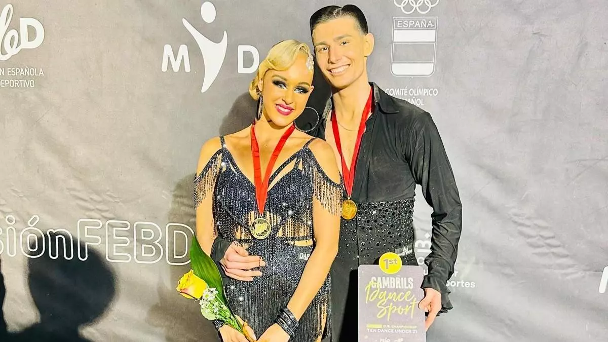 Adri角 Hern芍ndez i Emilija Ulcinaite, campions d*Europa en Ten DanceSub 21
