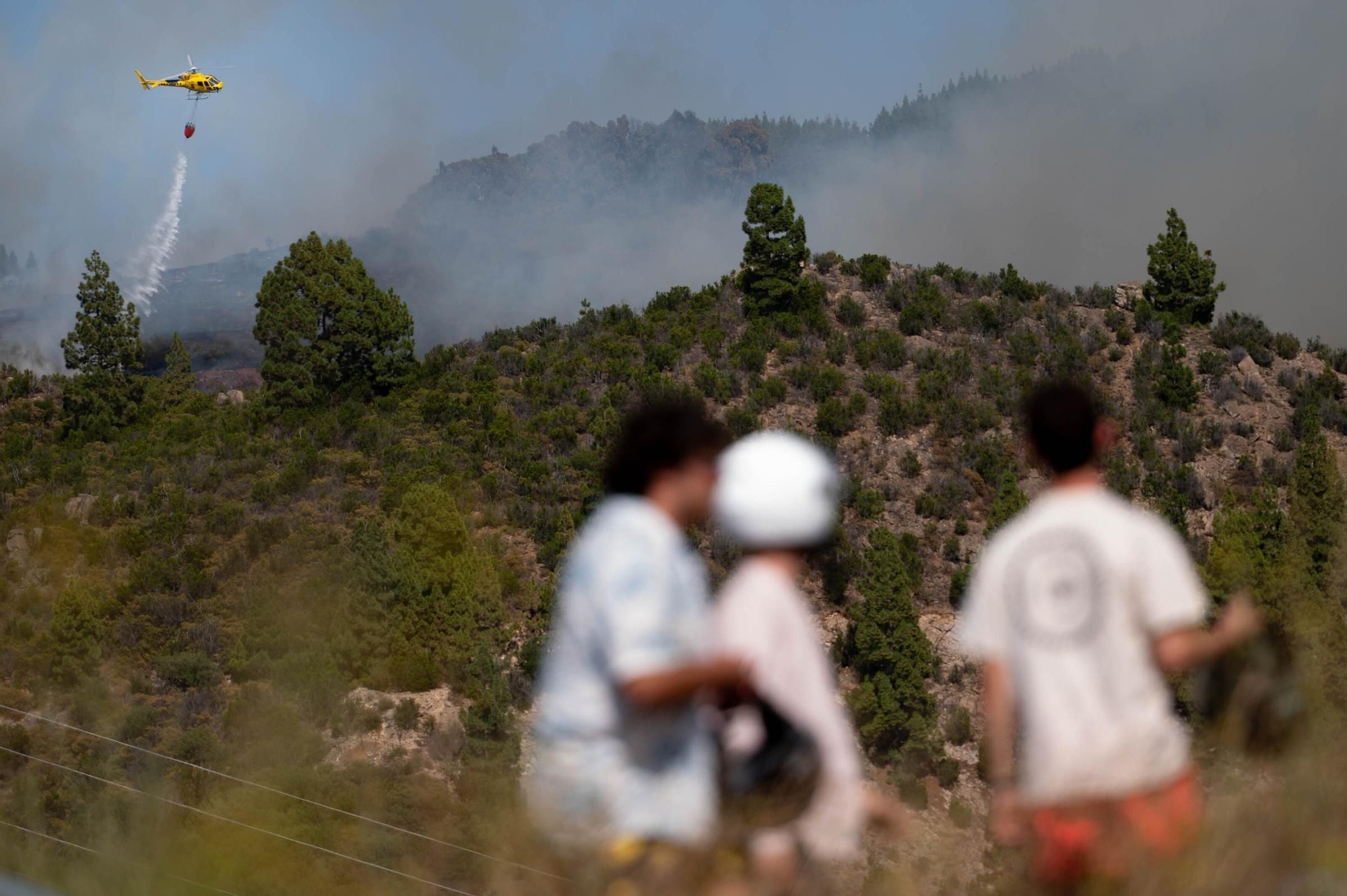 Imágenes del incendio declarado en El Tanque