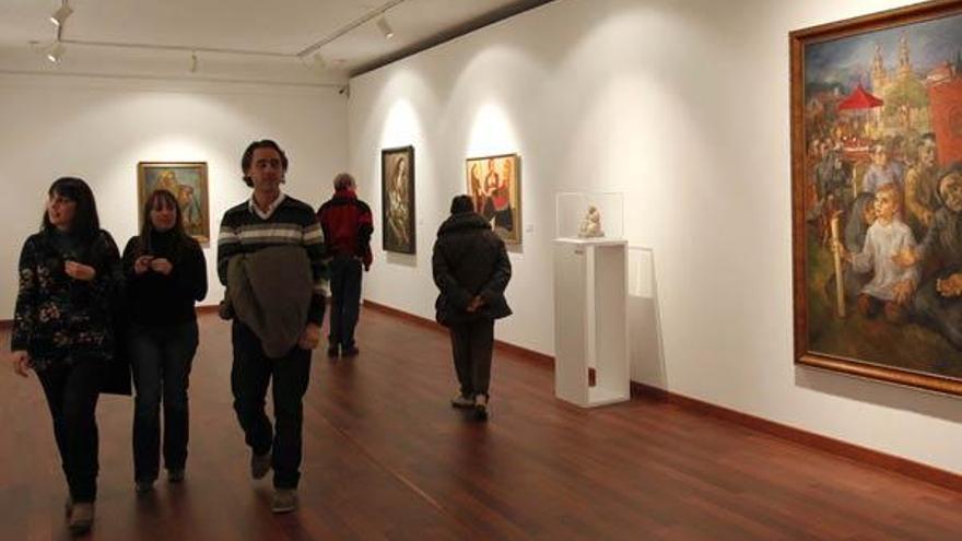 Una de las salas de la exposición &quot;Quiñones delLeón. Una nueva pinacoteca para Galicia&quot;.  // FJ. Lores