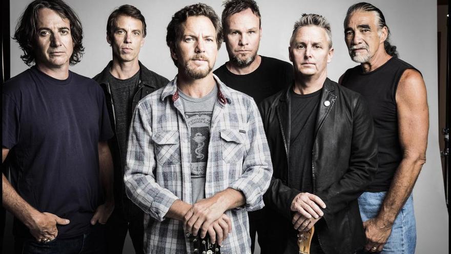 El grupo Pearl Jam al completo.
