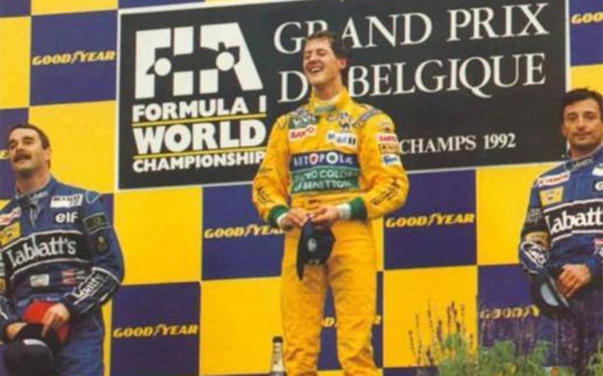 Schumacher fue tercero del campeonato en 1992 al volante del Benetton-Ford que será subastado en Londres