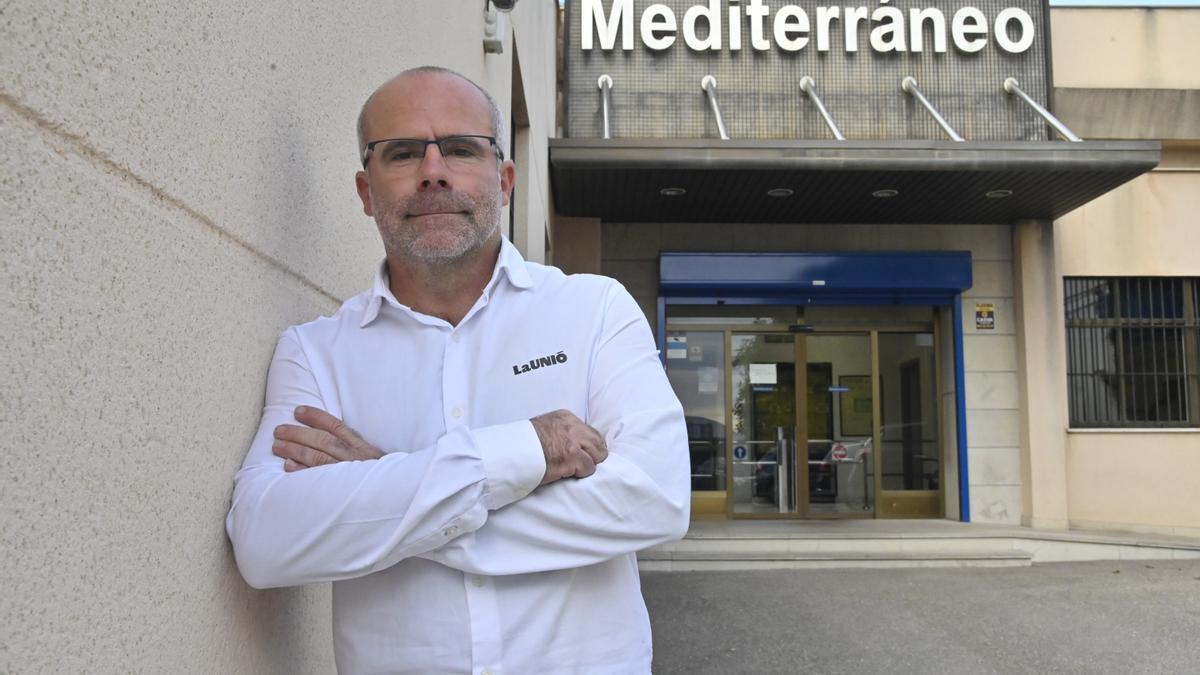 Carles Peris, en las instalaciones de Mediterráneo donde se realizó la entrevista.