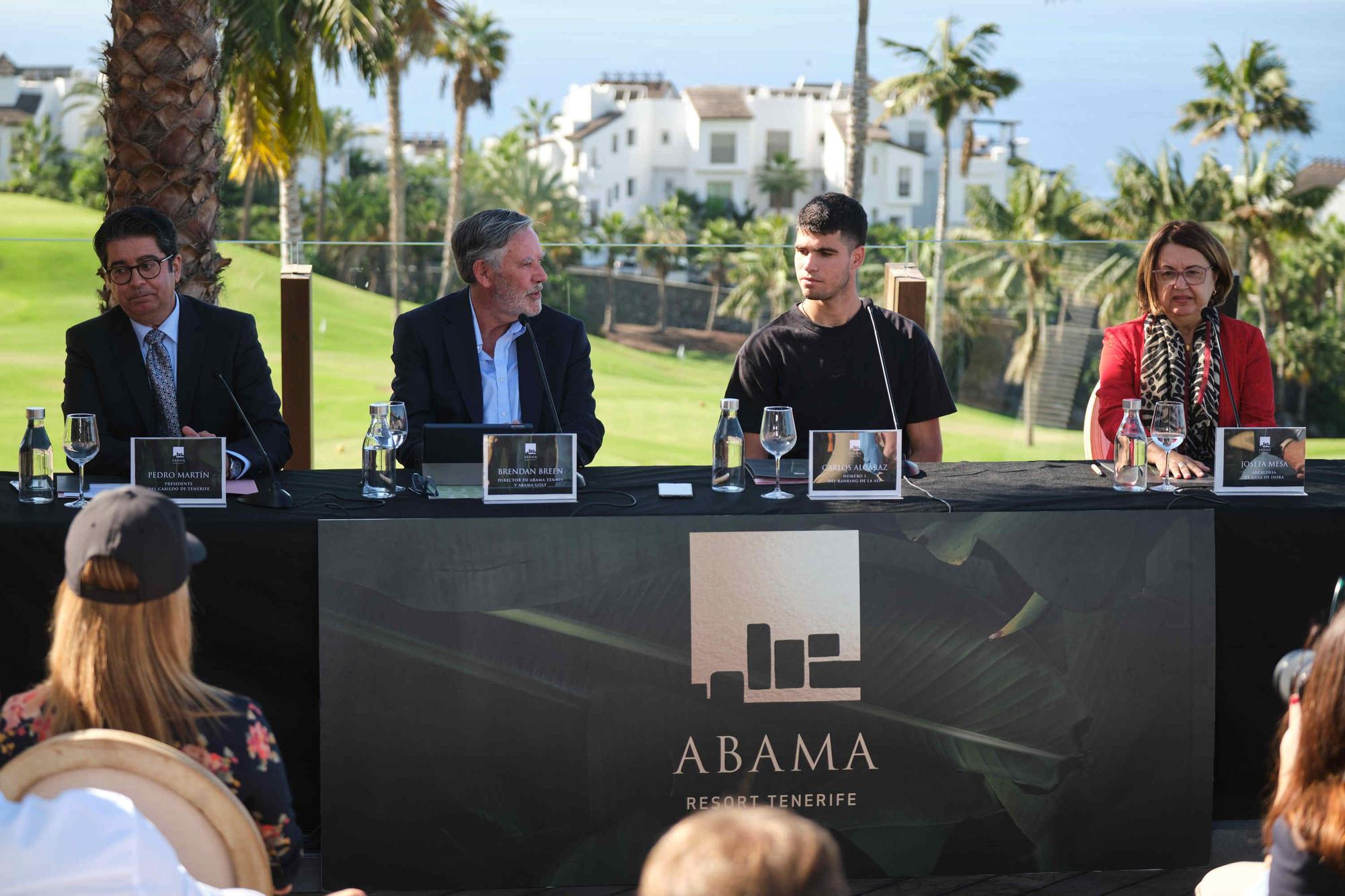 El tenista Carlos Alcaraz descansa en Tenerife