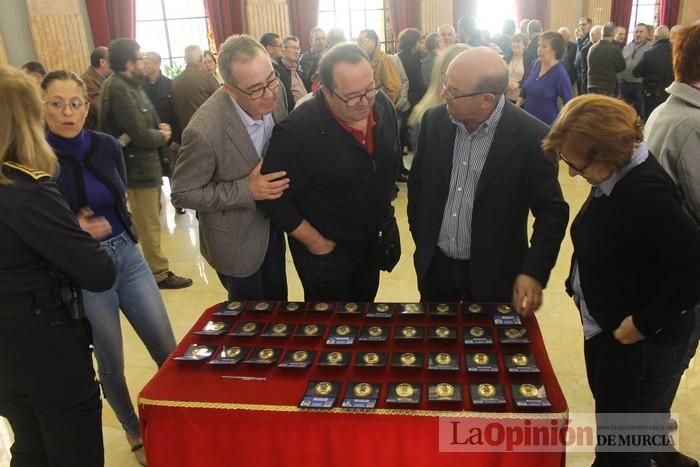 Homenaje a los policías locales jubilados en Murcia