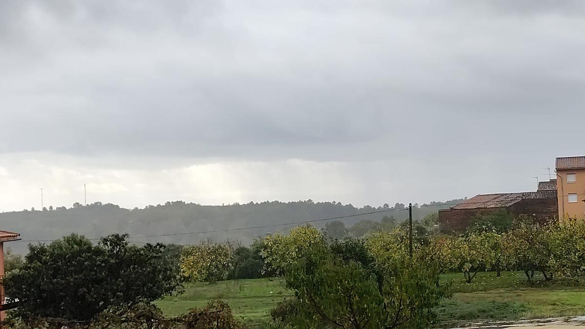 Últimos coletazos de la borrasca Claudia en Extremadura