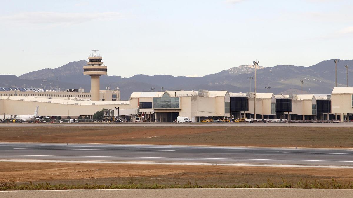 Vista general del aeropuerto de Palma.