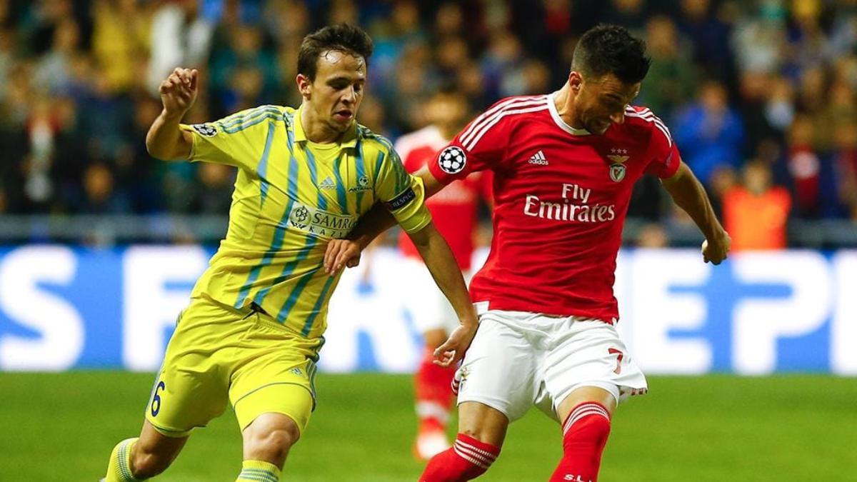 Benfica y Astana se enfrentaron en la Champions de 2015