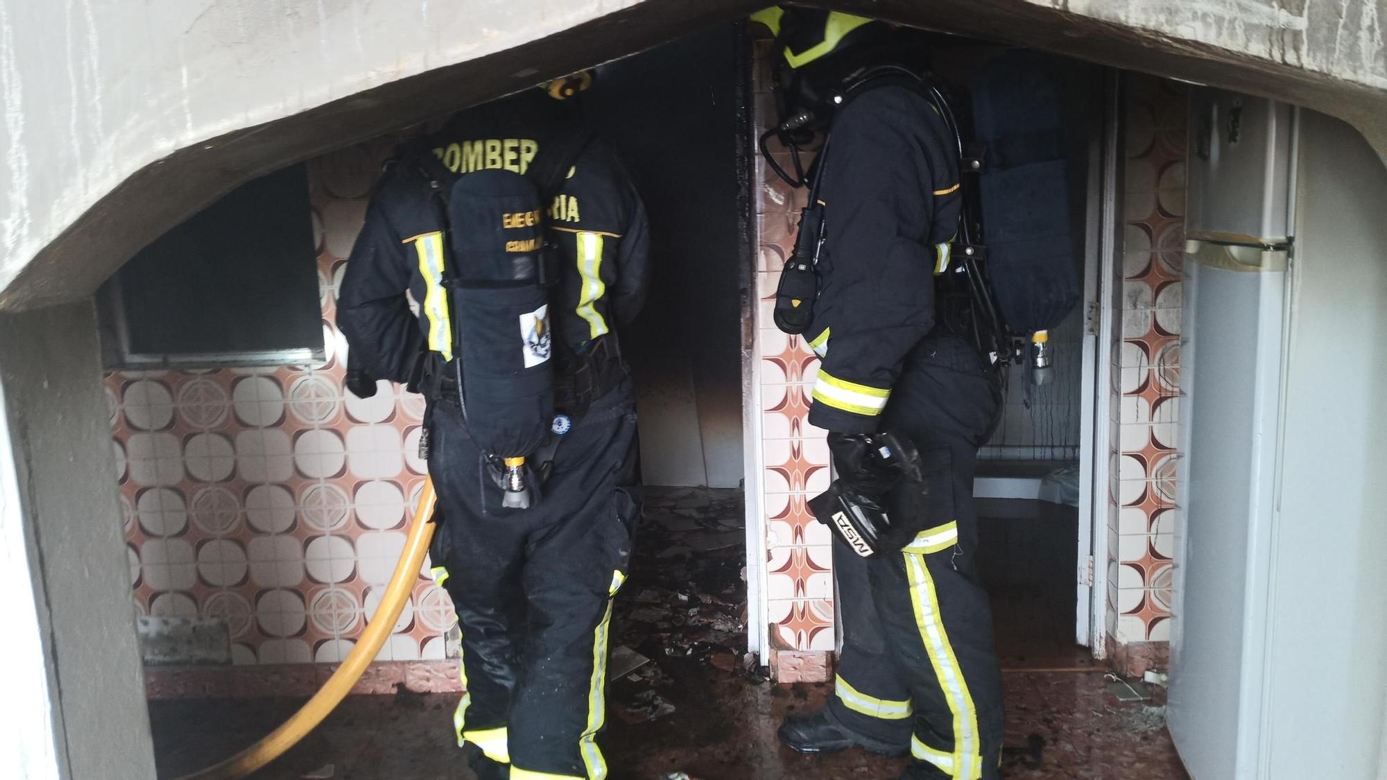 Sofocado un incendio en una vivienda de Agüimes