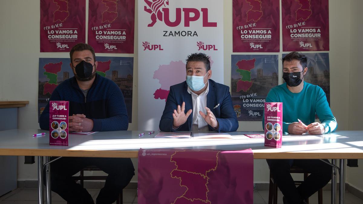 Candidatos de UPL por Zamora, León y Salamanca.