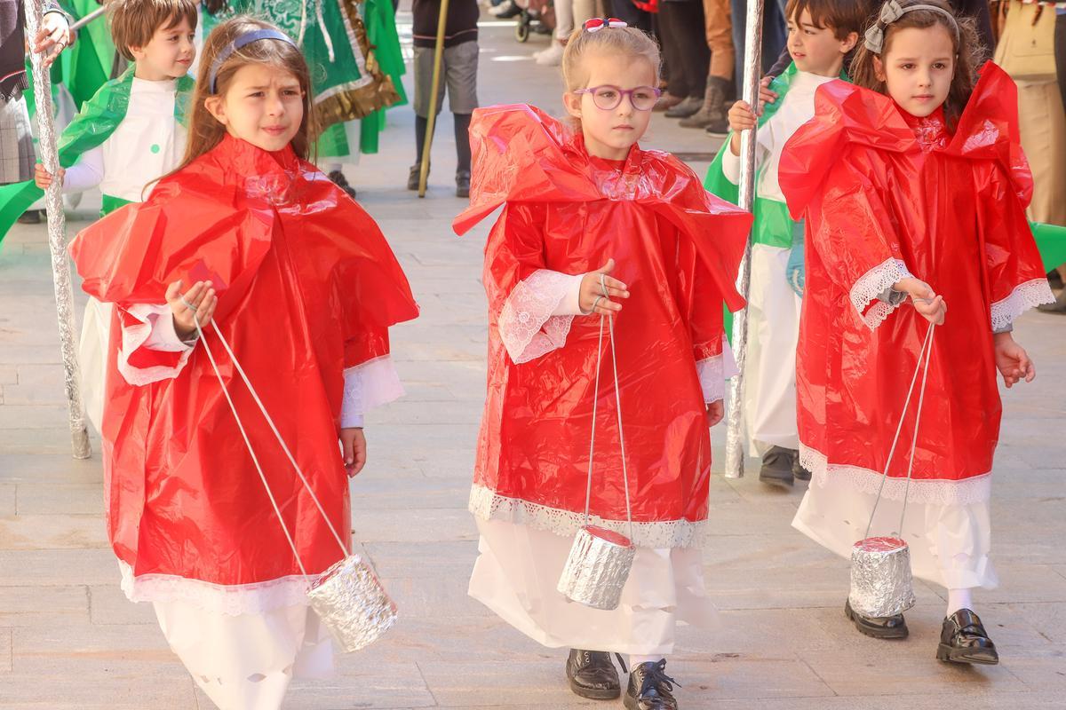 Procesión de los alumnos del colegio Diocesano de Santo Domingo de Orihuela