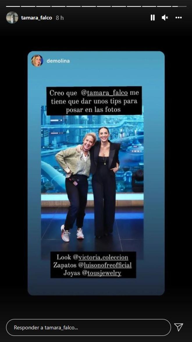 Tamara Falcó, con un 'total look' de Victoria