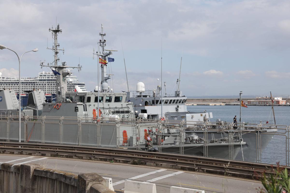La Armada y fuerzas de la OTAN culminan en Mallorca un ejercicio de guerra antiminas con una jornada de puertas abiertas el sábado en Portopí