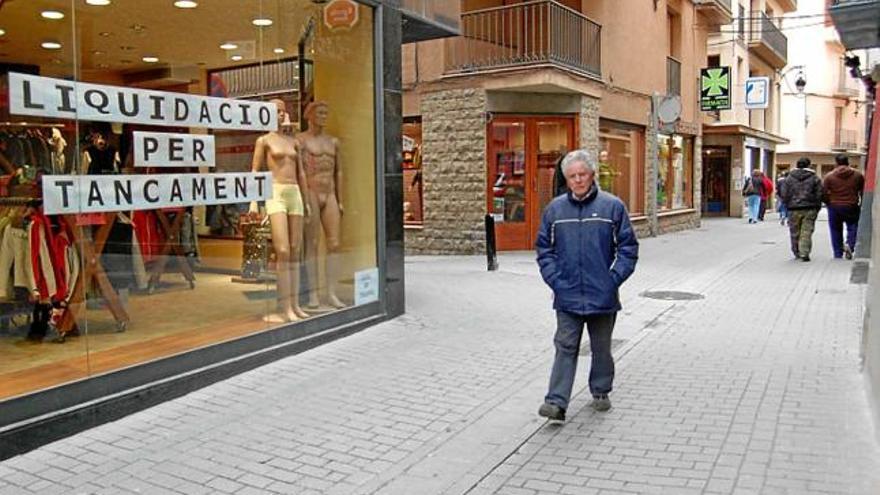 Un dels carrers transversals al Major, que es vol reimpulsar