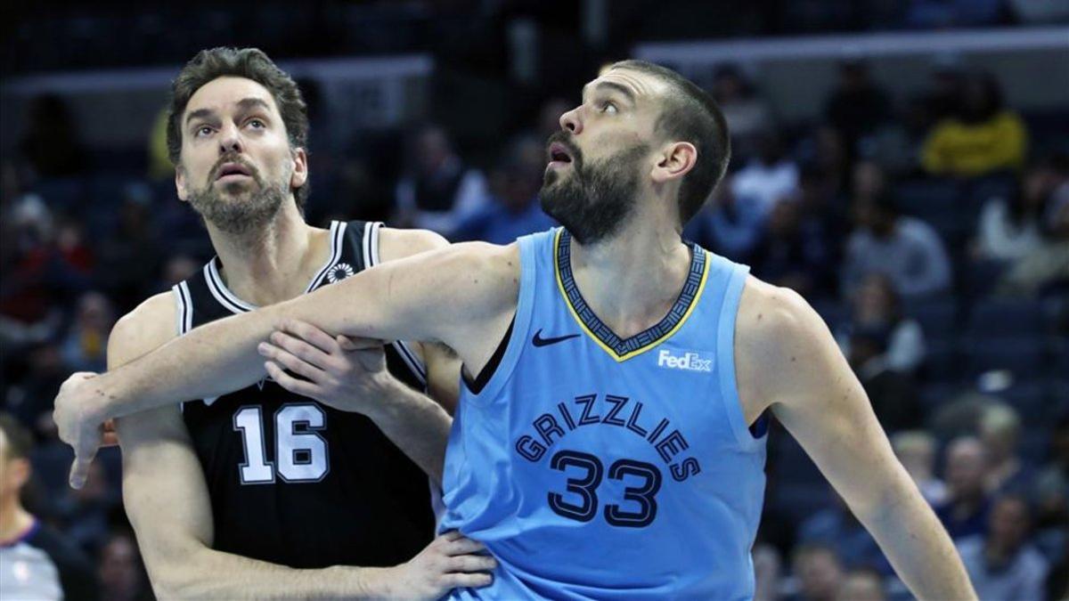 Los hermanos Gasol se enfrentaran esta madrugada por trigésima vez en la NBA