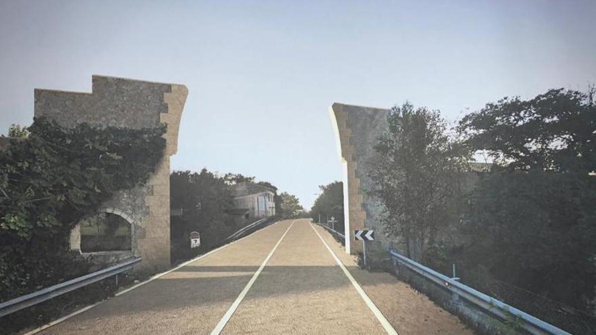El arquitecto Rafael Moneo idea para el Pont den Calet de Son Servera una puerta de entrada inspirada en la Església Nova