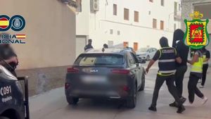 Imagen de uno de los sospechosos detenido por la Policía en Lleida