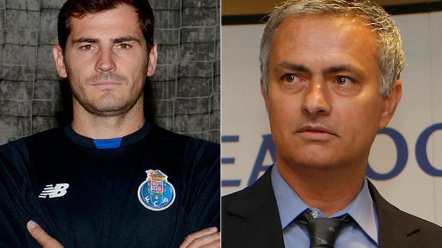 Iker Casillas y José Moruiño // FARO