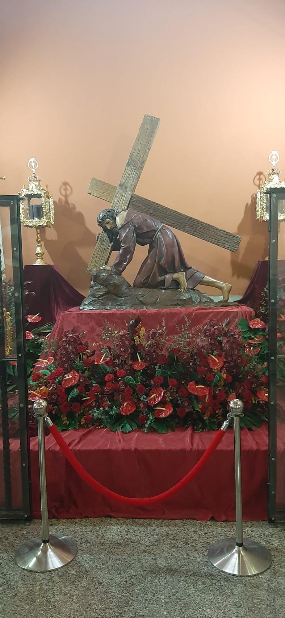 Altar de culto del Cristo de la Caída