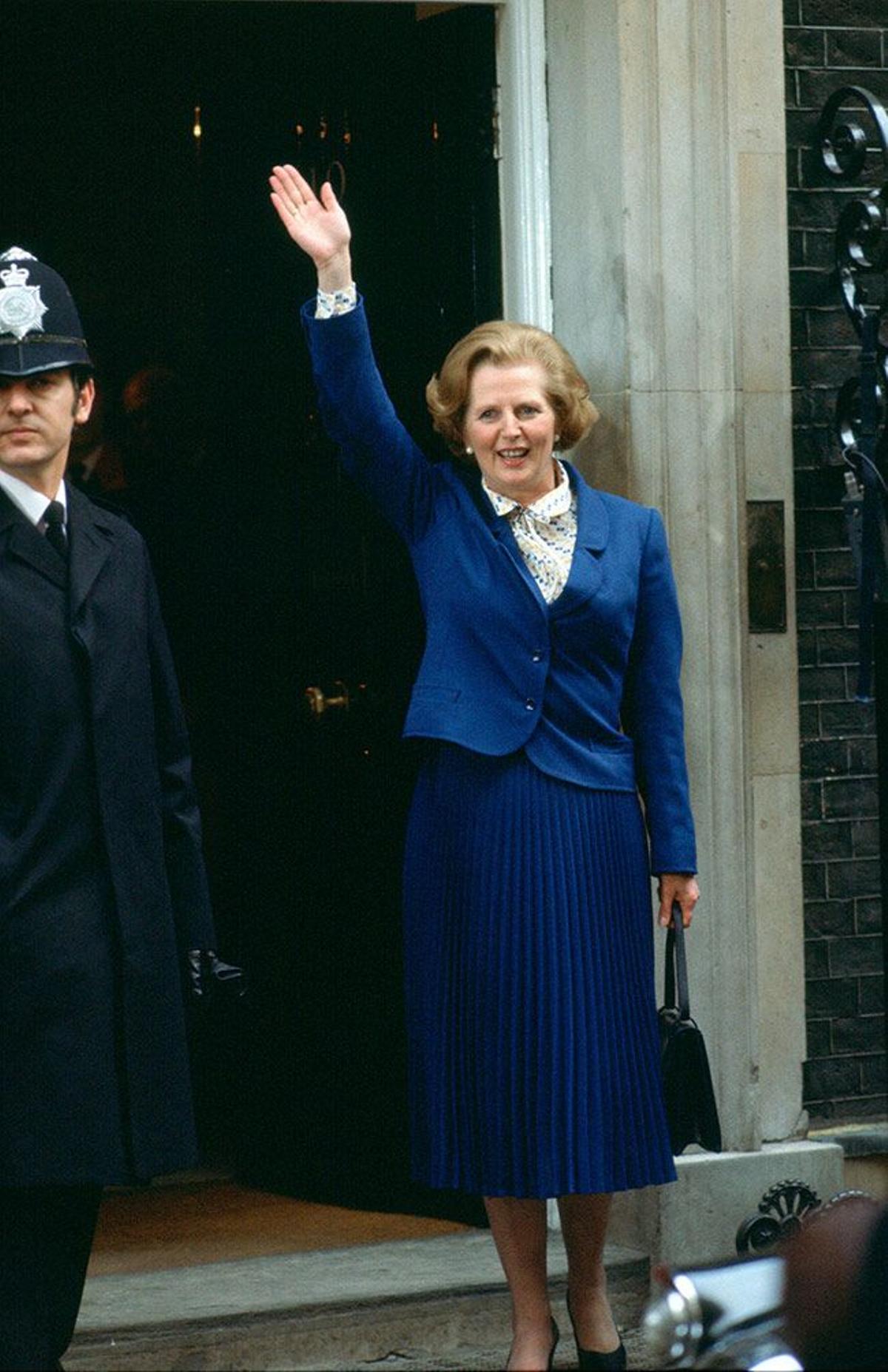 Margaret Thatcher en Downing Street