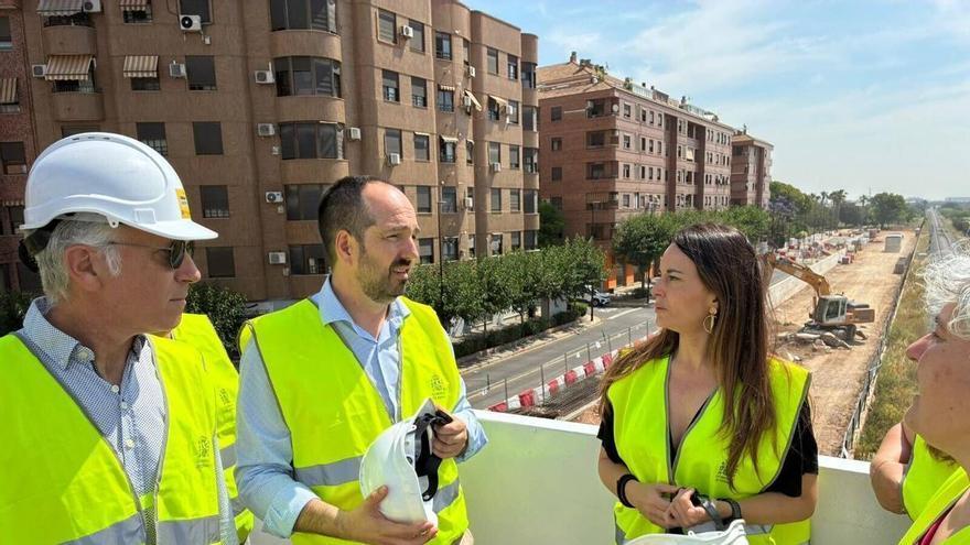 Las obras de emergencia en el barranco de La Saleta de Aldaia alcanzan el 85% para blindar el casco urbano