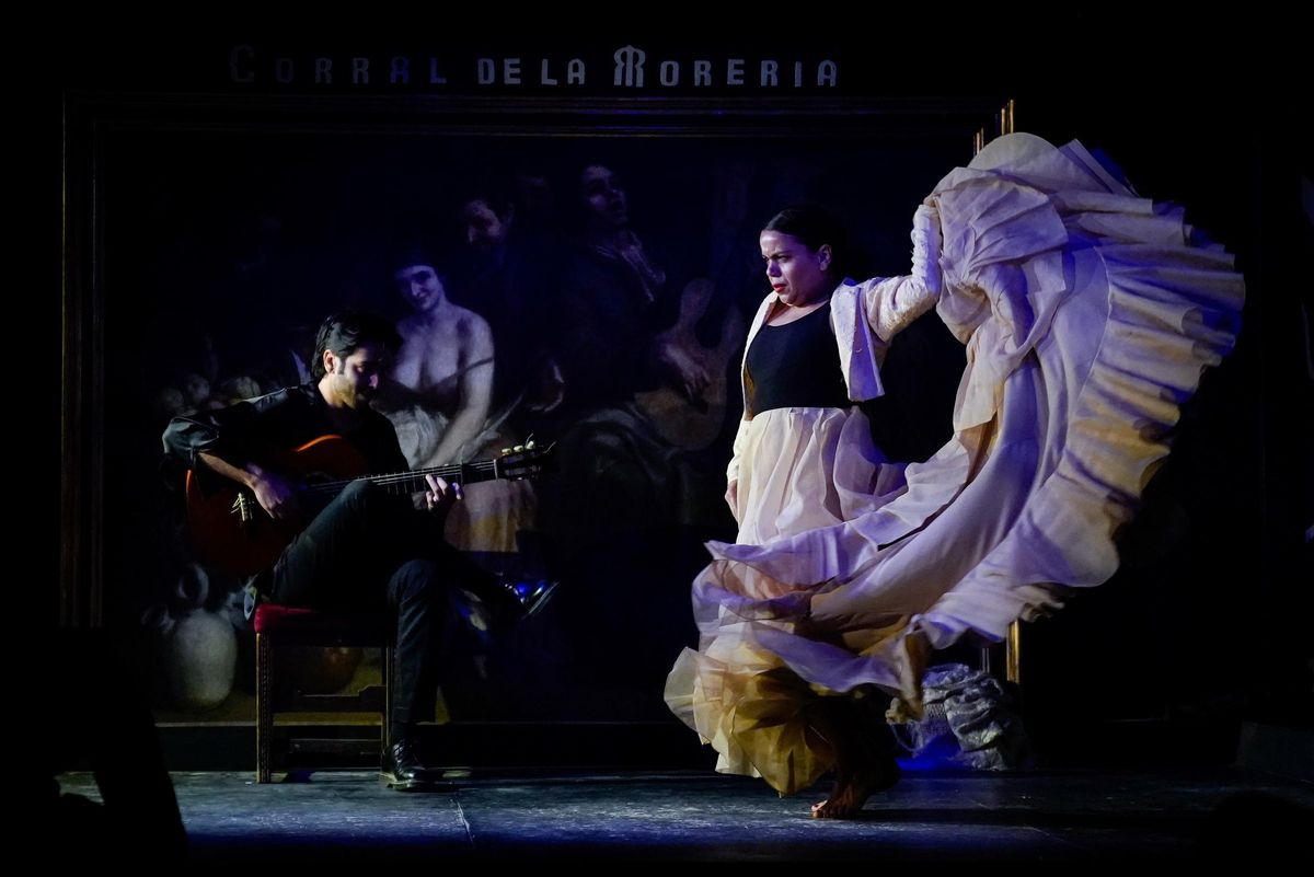 María Moreno durante la reapertura del Corral de la Morería por su 65 aniversario.