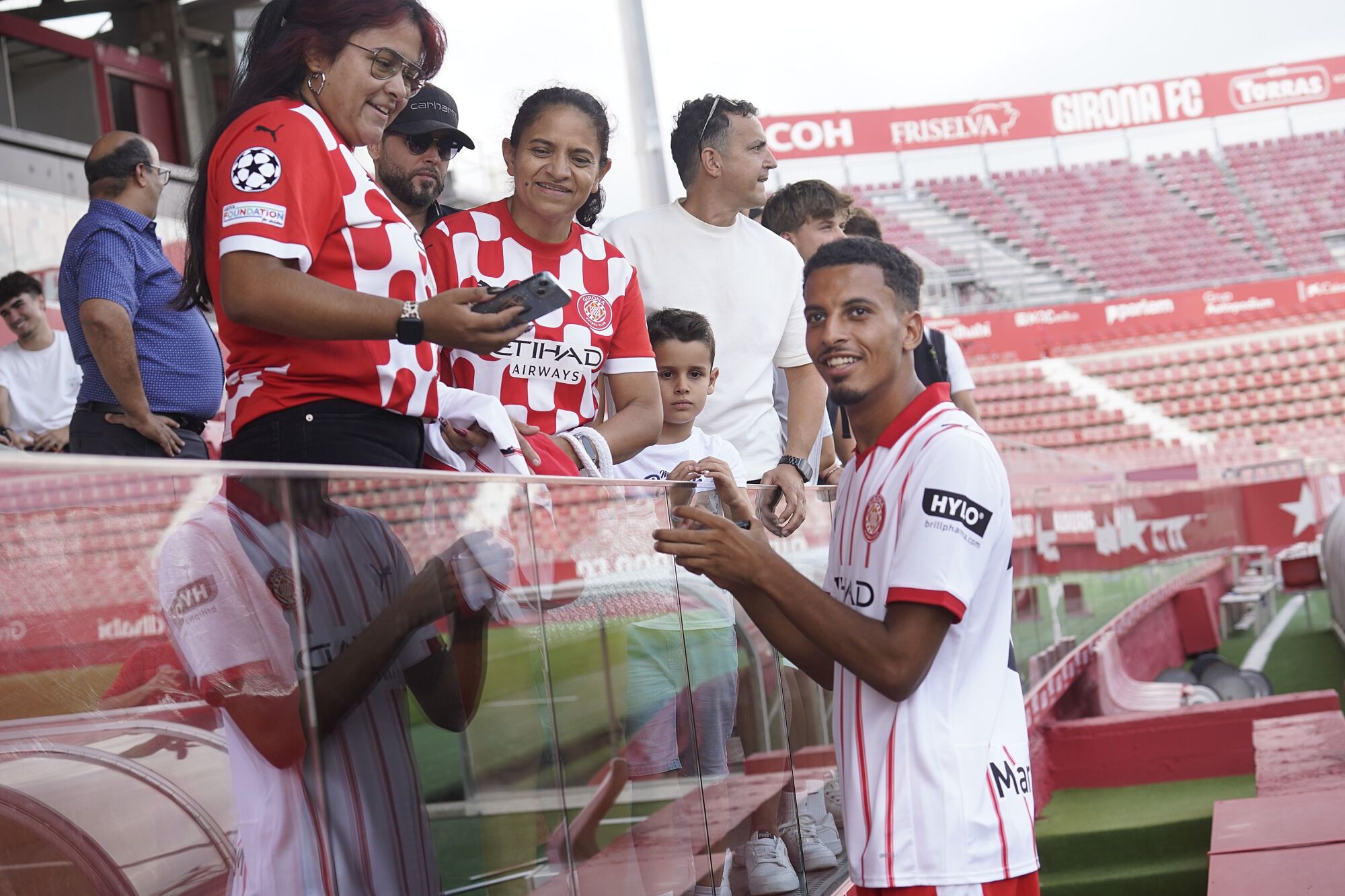 Girona Montilivi Presentació Ounahi, nou jugador del Girona FC