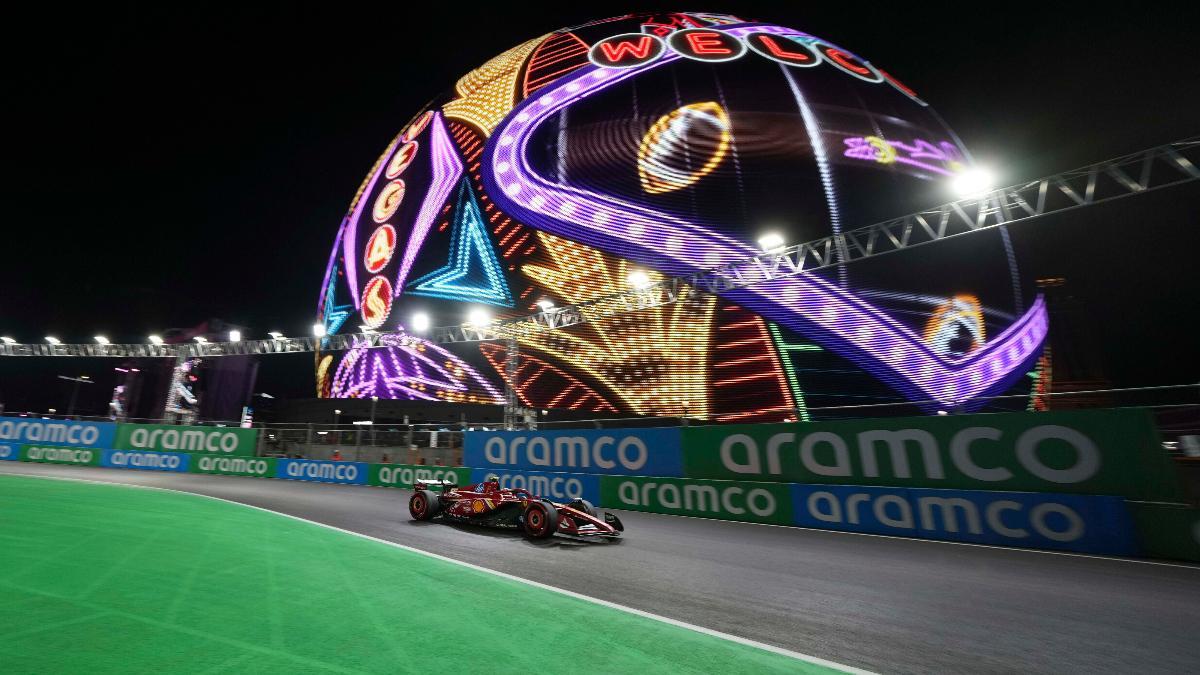 Carlos Sainz, candidato a la victoria en Las Vegas, donde partirá segundo en parrilla