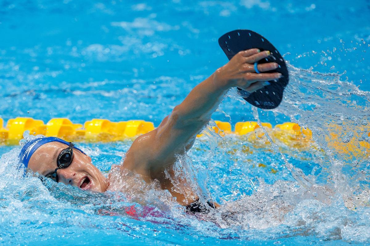 Belmonte, en la piscina olímpica de Tokio que acogerá la competición