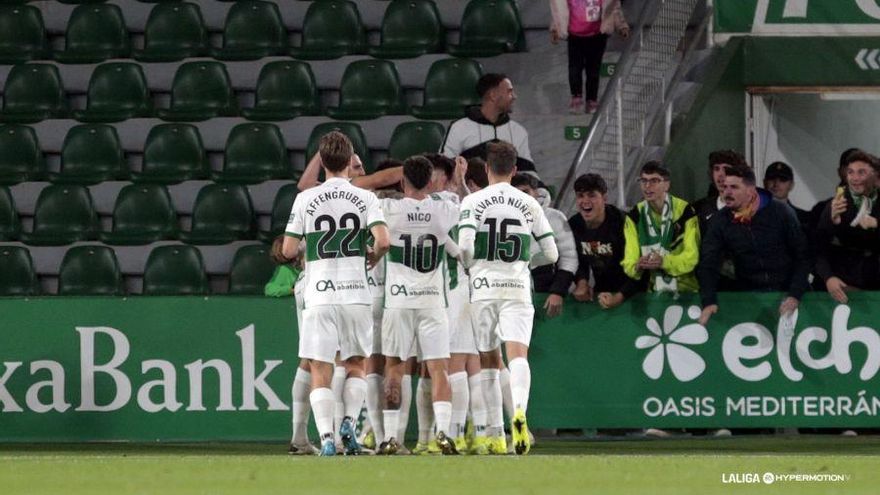 El Elche no pierde ante un líder desde abril de 2019