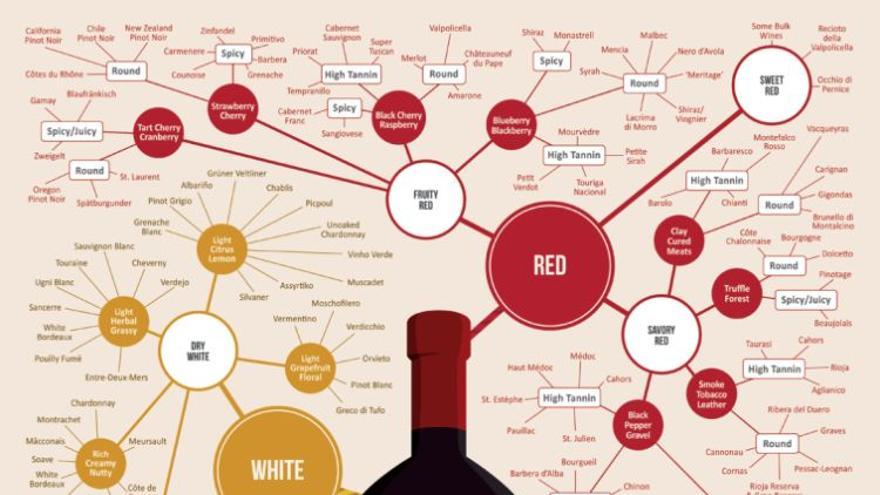 Infografía vinos