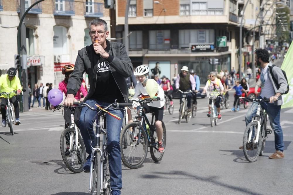 'Bicifestación' en Murcia