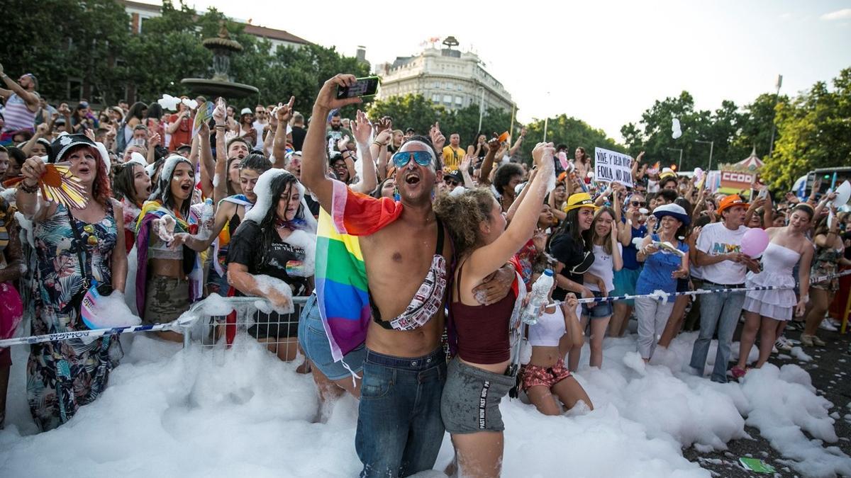 Manifestación del Orgullo Gay 2018 en Madrid