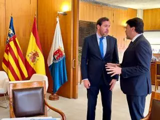 Luis Barcala agradece a Óscar Puente su visita a Alicante