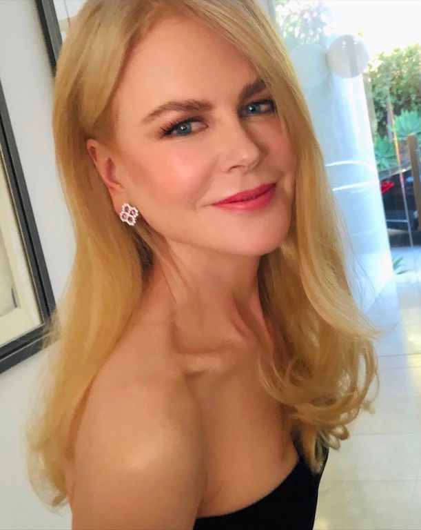 Nicole Kidman, a sus 53 años de edad, presume de tener un cutis radiante