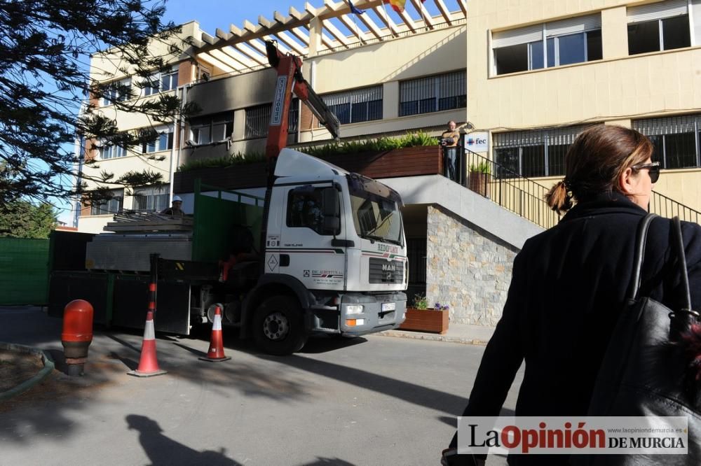 Jesuitinas abre sus puertas después del incendio