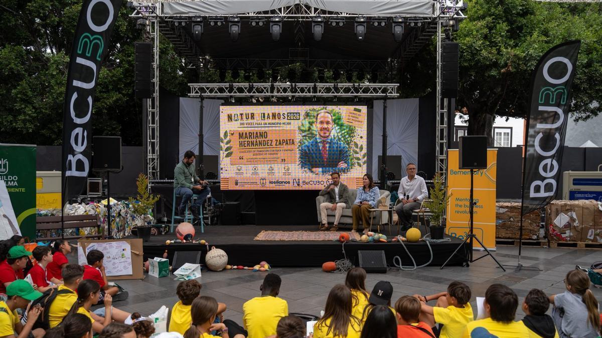 Una de las actividades llevadas a cabo este viernes en La Palma.