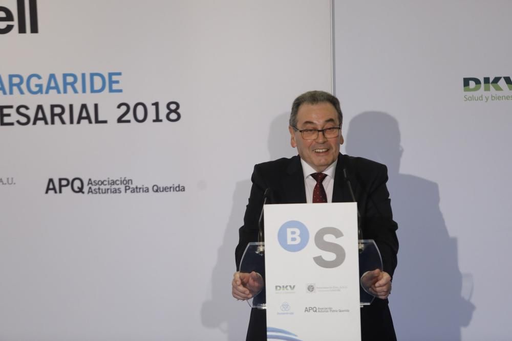 Premio Álvarez Margaride 2018 al empresario Sabino García Vallina, de TSK