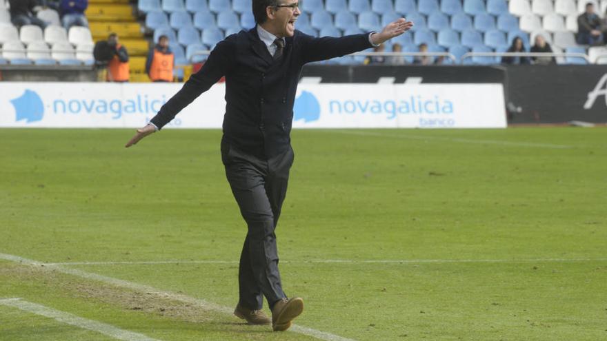 Fernando Vázquez, en su anterior etapa en el Deportivo.