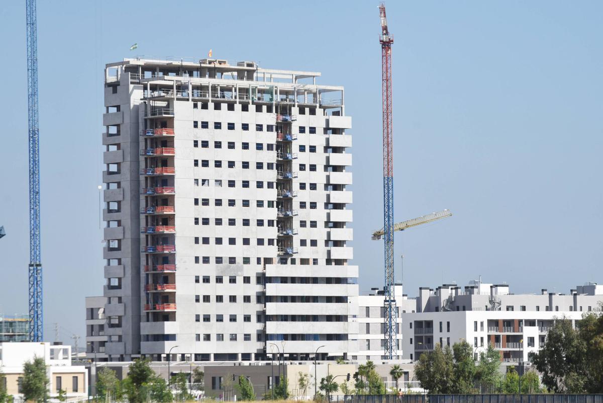 Viviendas en construcción en Palmas Altas