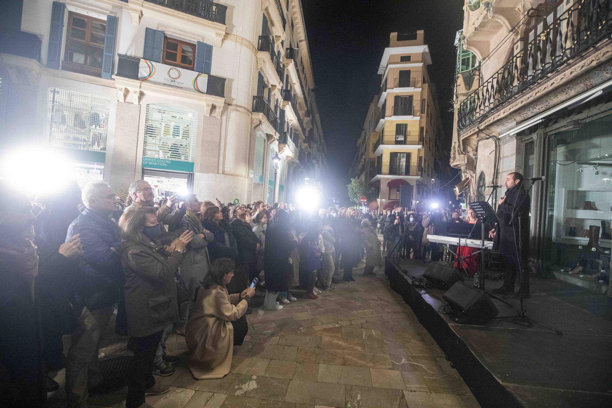 La fachada de Can Rey de Palma luce de nuevo tras la restauración para volver a los orígenes